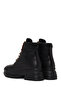 Women's Black Kitrich Lace-Up Thick-Soled Leather Boots 026Z100105 - 6