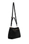 Women's Black Long Strap Classic Shoulder Bag Ab200026Sf - 2