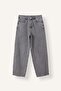 Super Baggy Fit High Waist Wide Leg Jean Trousers I5932Ax26Au - 6