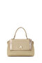 Women's Beige Long Strap Patterned Shoulder Bag Ab200027Sk - 7