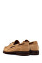 Women's Camel Lace-Up Suede Leather Casual Shoes Af220007Ds - 6