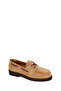 Women's Camel Lace-Up Suede Leather Casual Shoes Af220007Ds - 7