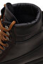Women's Black Kitrich Lace-Up Thick-Soled Leather Boots 026Z100105 - 7