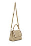 Women's Beige Long Strap Patterned Shoulder Bag Ab200027Sk - 6