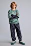 Crew Neck Long Sleeve T-Shirt Top Sweatpants 2-Piece Set Boys H8486A826Au - 2