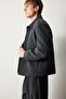 Regular Fit Polo Collar Lined Blazer Jacket G6393Ax26Au - 3