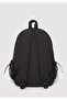 Women's Black Backpack Black Bag - 3