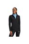 Women's Black Motion Fz Tracksuit Top