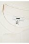 Women's Ecru Round Neck Basic Sweatshirt Pristine Sweatshirt - 7
