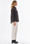 Yarım Pat Basic Blouse Brown - 6