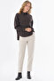 Yarım Pat Basic Blouse Brown - 2