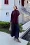 Nazenli Stoned Tunic Plum - 4