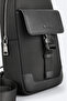 Men's Black Crossbody Bag B009764 - 6