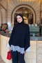 Elegant Lace Tunic Black - 2