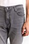 Gray Denim Pants - 3