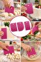 3 Pieces Plastic Dough Cutter Scraper Set for Pastry Cake Decorating and Dough Shaping - 2