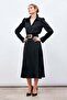Midi Length Satin Skirt
