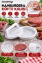 White Plastic Hamburger and Meatball Mold Pressing Apparatus Practical Meatball Shaper - 5