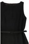 Siyah Kolsuz Mini Elbise - 5