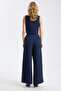 Stone Detailed Cady Palazzo Trousers - 5