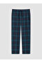 Ozmarka New Season Green Regular Fit Plaid Men's Pajama Bottoms - 4