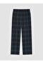Ozmarka New Season Green Regular Fit Plaid Men's Pajama Bottoms - 2