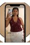 Top, bordo - 0XL - 2