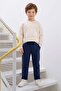 Double Leg Boy's Trousers with Tie Waist