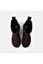 Women's Bitter Brown Rubber Detailed Suede Leather Chelsea Boots - 6