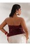 Top, bordo - 0XL - 3