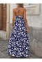 Rochie maxi, albastră - M - 2