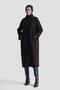 Oversize Cashmere Coat Black - 3