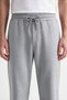 Men's 2-Piece 3-Ply Cotton Sweatpants with Fleece-Lined Insulation, Straight-Leg, Winter - 7