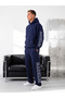 Unisex Women's and Men's Oversized 3-Yarn Hooded Sweatshirt and Baggy Sweatpants with Printed Sleeves and Legs - 2