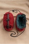 Crochet Knitted Red Small Sequin Bag - 2