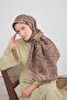 Twill Silk Oversized Scarf Green Mink - 3