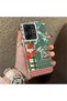 Xiaomi Poco M6 4g Compatible Acrylic Hard Back Panel with Silicone Edges Vegetable Flower Pattern Phone Case - 2