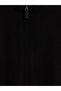 Vizyon New Season Black Stand Collar Men's Knitwear Cardigan - 2