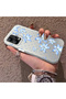 Xiaomi Redmi Note 12 5g Compatible Acrylic Hard Back Panel with Silicone Edges Blue Flower Print Phone Case - 3