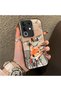 Vivo Y29 4g(V2434) Compatible Cartoon Fox Nick Patterned Case Acrylic Hard Back Silicon Edges - 2