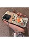 Case for Vivo V60 Lite 4G/5G Compatible Cartoon Fox Nick Pattern Case Acrylic Hard Back Silicon Edges - 3