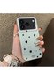 iPhone 17 Pro Compatible Edge Striped Black Star Pattern Protective Case Acrylic Hard Back Silicone Edge - 2