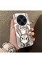 Vivo X300 Compatible Cartoon Fox Judy Patterned Case Acrylic Hard Back Silicon Edge - 2