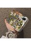 iPhone Xr Compatible Aesthetic Floral-Leopard Pattern Case Acrylic Hard Back Silicone Edge - 4