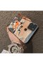 Samsung Galaxy A21S Compatible Cartoon Fox Nick Patterned Case Acrylic Hard Back Silicon Edge - 4