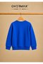 سويت شيرت أساسي برقبة دائرية للأطفال - للأعمار من 3 إلى 12 سنة - 2