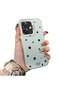 Oppo A3/A3X 4G/5G Compatible Edge Striped Black Star Pattern Protective Case Acrylic Hard Back Silicon Edge