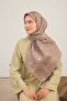 Twill Silk Oversized Scarf Beige - 4