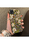 Oppo A15/A15S Compatible Aesthetic Floral-Leopard Pattern Case Acrylic Hard Back Silicone Edge - 2