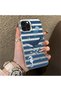 iPhone 14 Pro Max Compatible Sea Creatures Whale Horse Seahorse Patterned Case Acrylic Back Cover Silicone Edge - 2
